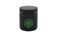 Small Glass Storage Jar and Lid - Real Printed Artwork - UV Protection - Helps Keep Goods Fresh with Light Protection- Tinted Black - 100 ml - Ancient Symbol Design - Accessories By Leaf-Way Brand Jar Leaf-Way Store