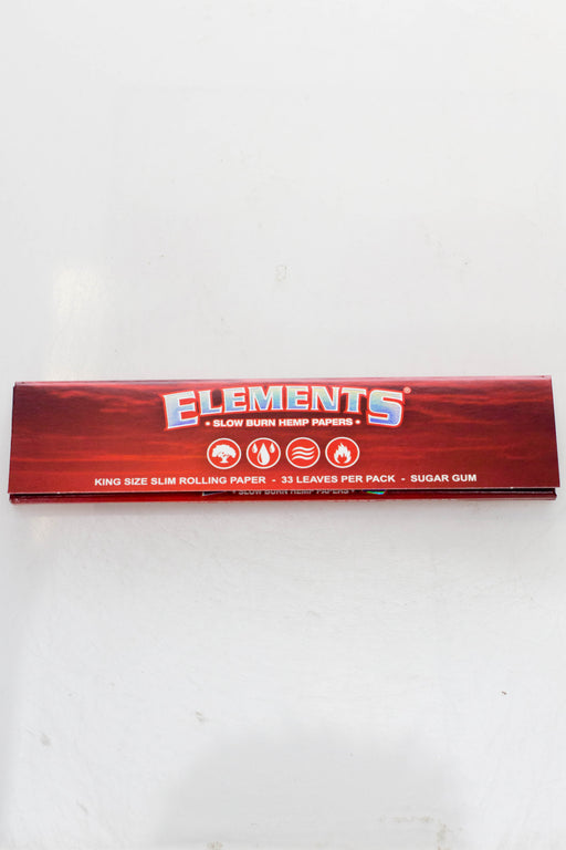 Elements Sugar gum rolling papers-2 Packs-King Slim - One Wholesale