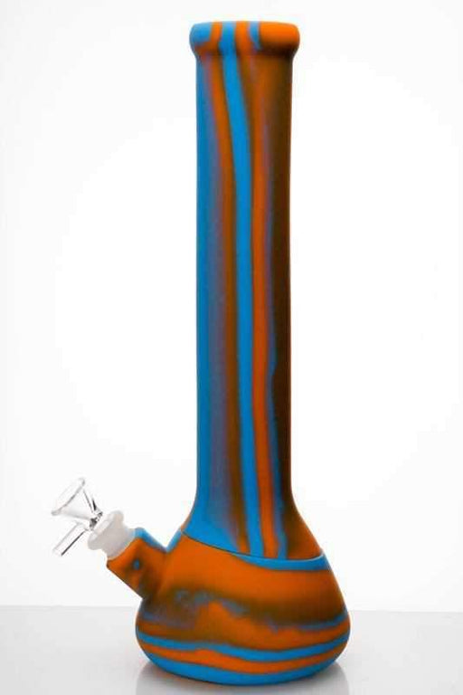 13" stripe Silicone detachable beaker water bong Beaker Bong ONE