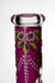 13" heavy glass flower artwork beaker water bong- - One Wholesale