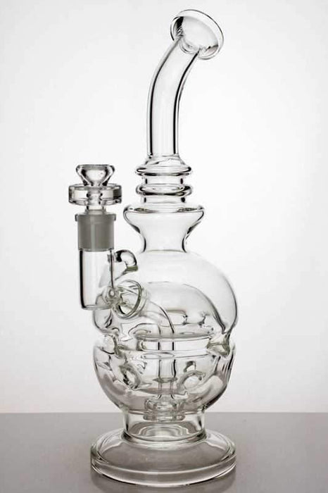 10" Recycle bubbler with shower head diffuser Other Shaped Bong ONE Clear