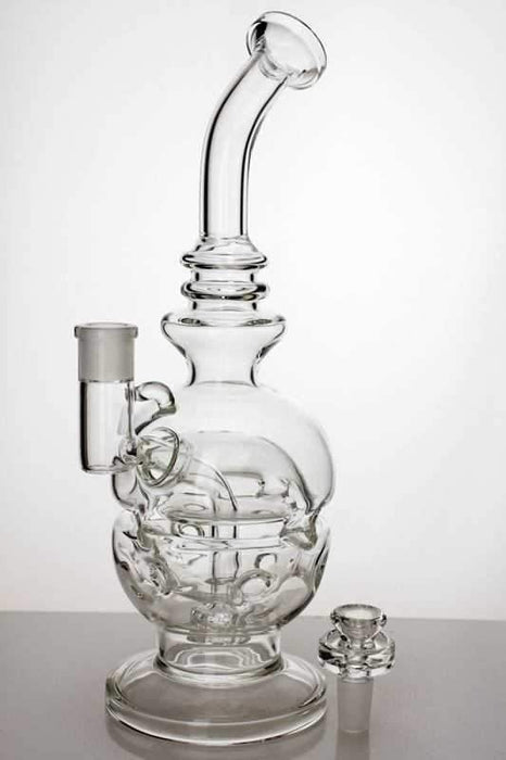 10" Recycle bubbler with shower head diffuser Other Shaped Bong ONE