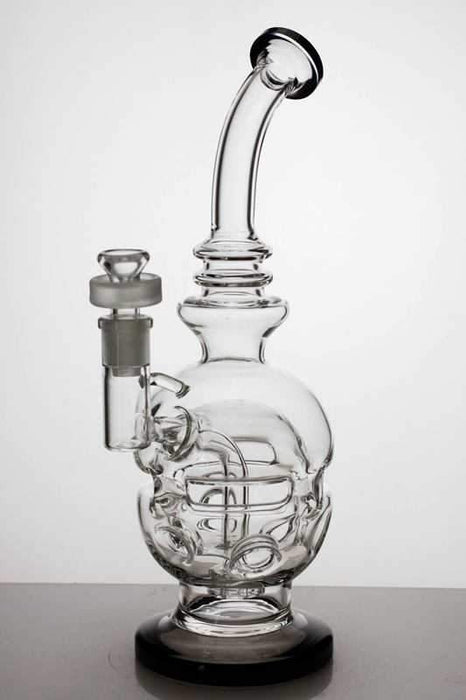 10" Recycle bubbler with shower head diffuser Other Shaped Bong ONE Black