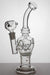 10" Round base recycle bubbler with honeycomb diffuser Other Shaped Bong ONE Clear