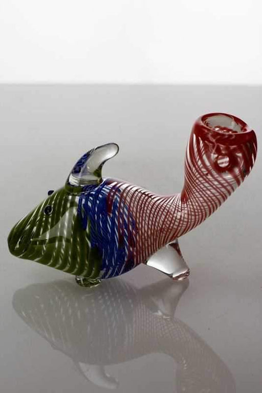 Goldfish shape glass hand pipe Glass Pipe ONE