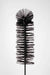16 in. Nylon tube black brush- - One Wholesale
