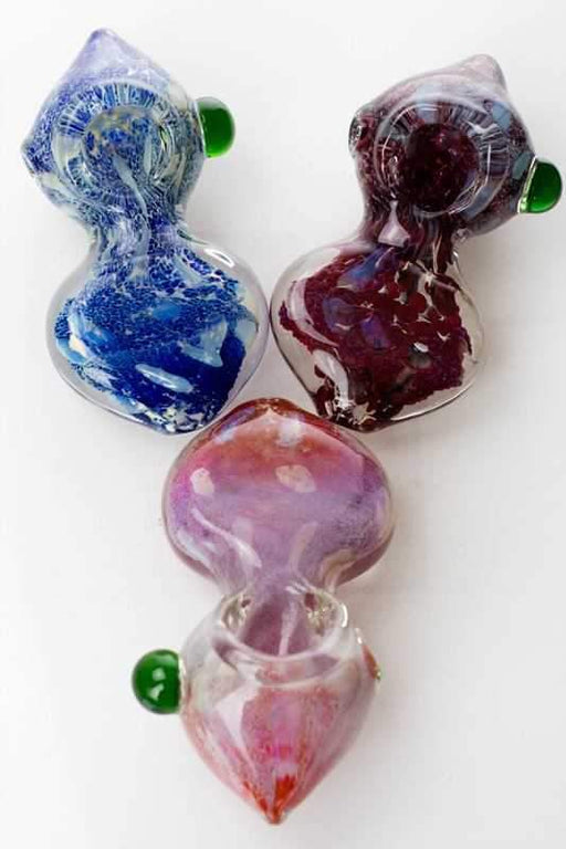 Cone head shape heavy glass hand pipe Glass Pipe ONE