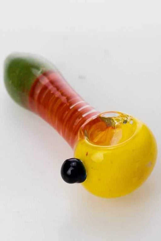 3.5" soft glass 3481 hand pipe- - One Wholesale