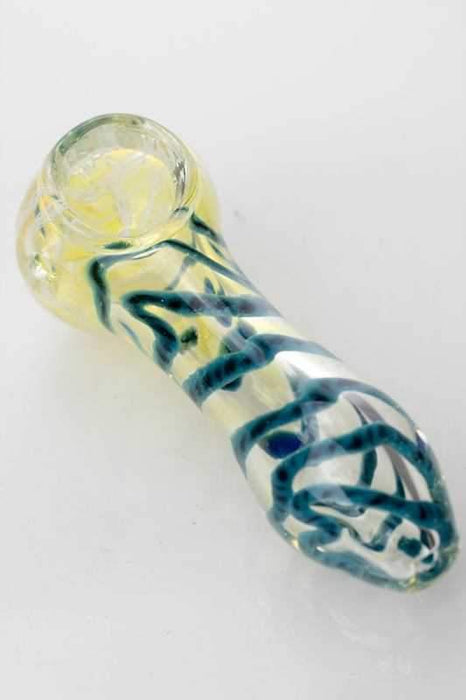3.5" soft glass 3488 hand pipe- - One Wholesale