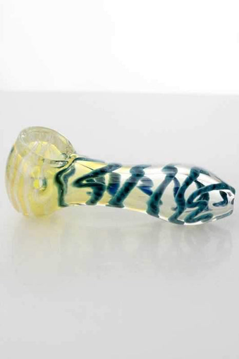 3.5" soft glass 3488 hand pipe- - One Wholesale