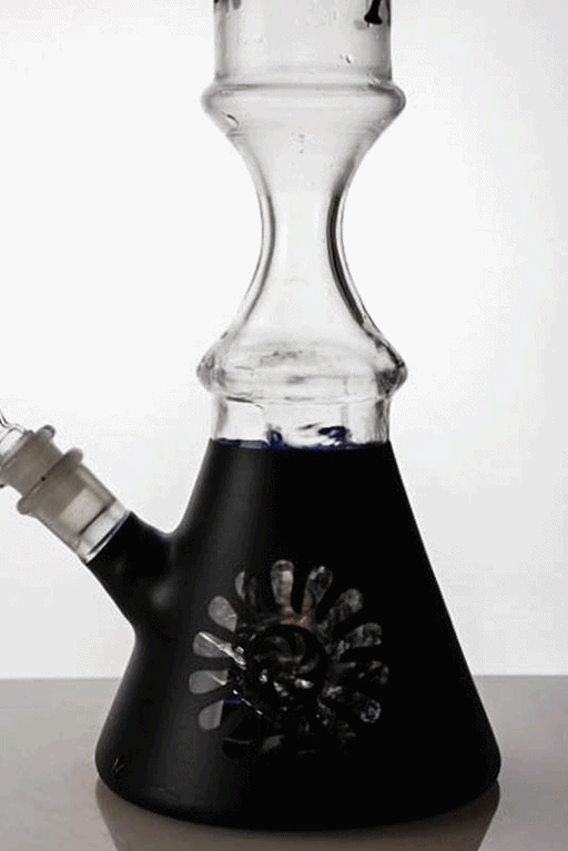 12" color coated glass water bongs Beaker Bong ONE