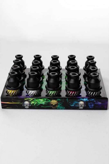 Metal toke pipe - display of 20 Metal Pipe ONE