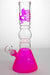 12" color coated glass water bong-Pink - One Wholesale