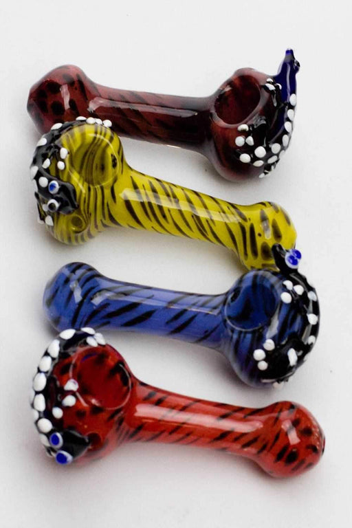 4.5 inches soft glass lizard hand pipe Glass Pipe ONE