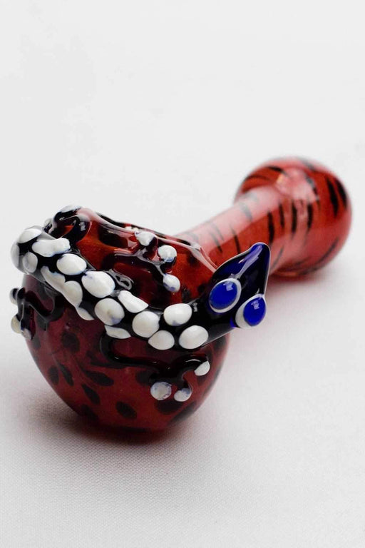4.5 inches soft glass lizard hand pipe Glass Pipe ONE