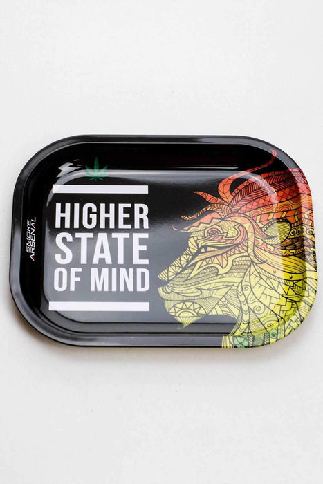 Smoke Arsenal Rolling mini Tray-Higher State of Minds - One Wholesale