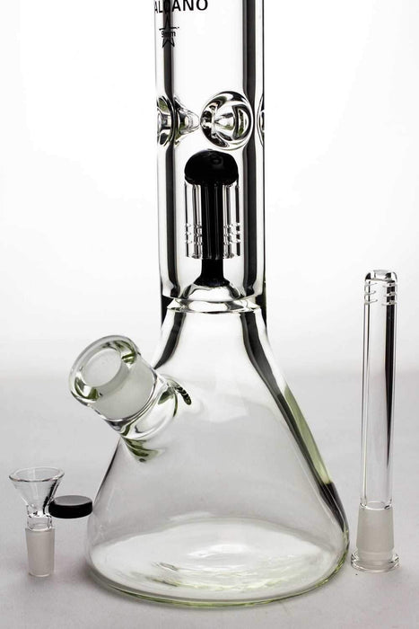 16" valcano 6 arms percolator 9 mm thick glass water bong- - One Wholesale
