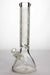 13.5 inches 9 mm thick sandblasted glass beaker water bong-Pattern-3904 - One Wholesale
