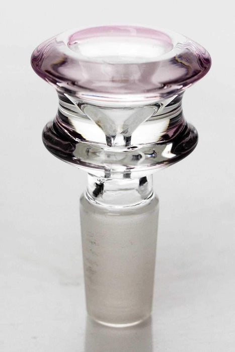 Color accented glass bowl Bowl · Banger · Oil Burner ONE Pink 14 mm Female Joint
