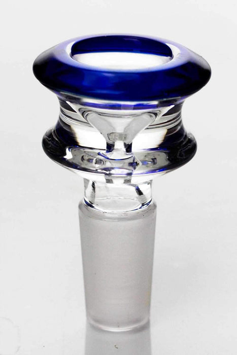 Color accented glass bowl Bowl · Banger · Oil Burner ONE Blue 14 mm Female Joint