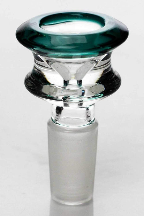 Color accented glass bowl Bowl · Banger · Oil Burner ONE Teal 14 mm Female Joint