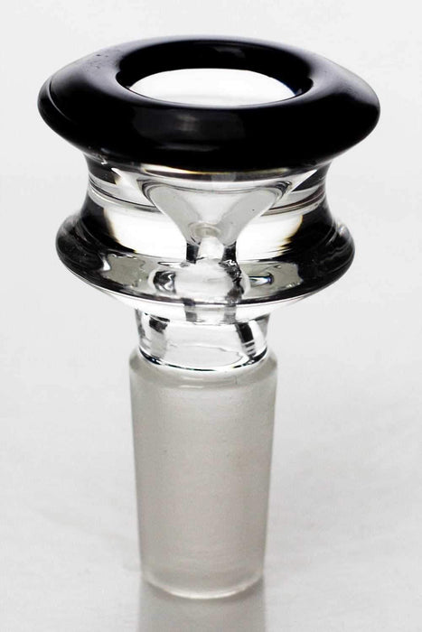 Color accented glass bowl Bowl · Banger · Oil Burner ONE Black 14 mm Female Joint