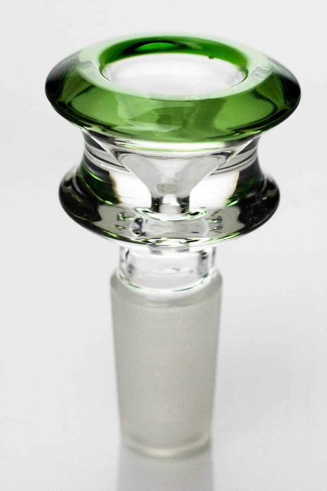 Color accented glass bowl Bowl · Banger · Oil Burner ONE Green 14 mm Female Joint