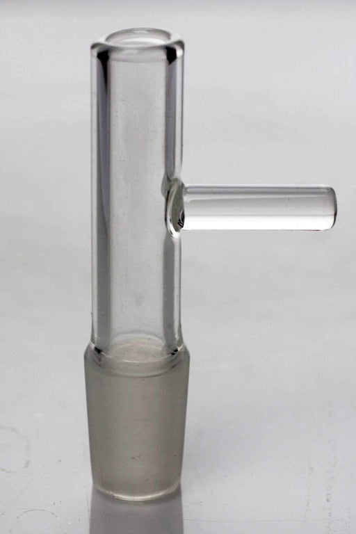 Glass popper bowl with color handle Bowl · Banger · Oil Burner ONE Clear 14 mm Female Joint