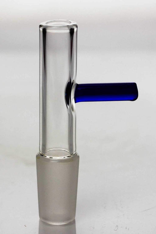 Glass popper bowl with color handle Bowl · Banger · Oil Burner ONE Blue 14 mm Female Joint