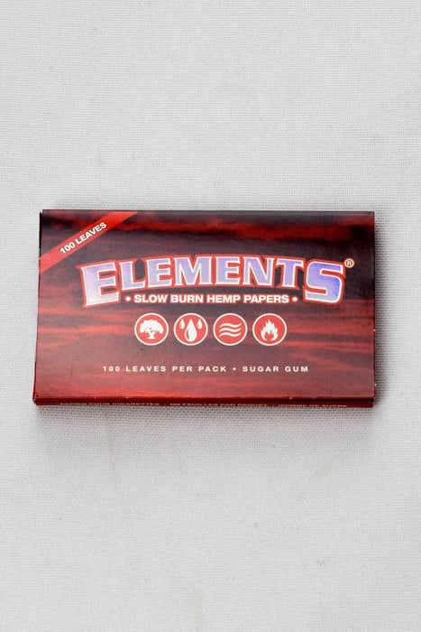 Elements Sugar gum rolling papers-2 Packs-Singlewide - One Wholesale