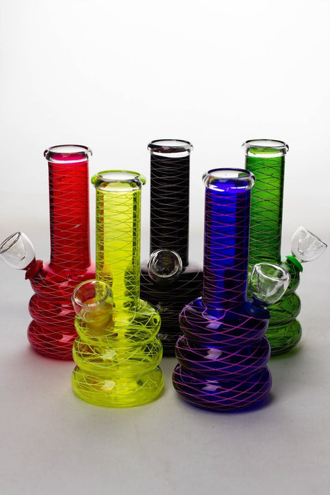 6 inches glass water bong- - One Wholesale