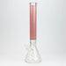 17.5" Star 7 mm glass water bong Beaker Bong ONE Pink