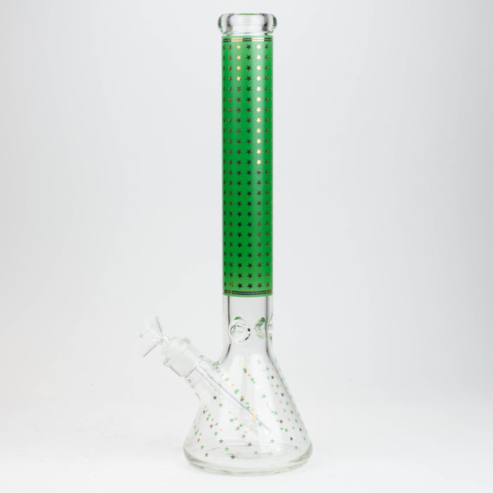 17.5" Star 7 mm glass water bong Beaker Bong ONE