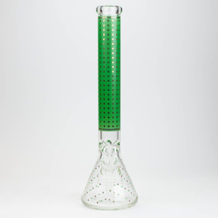 17.5" Star 7 mm glass water bong Beaker Bong ONE