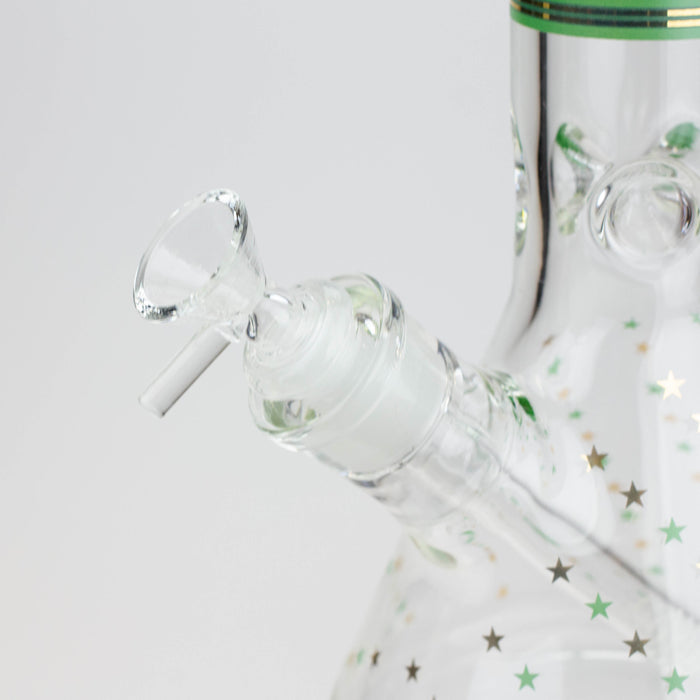 17.5" Star 7 mm glass water bong Beaker Bong ONE