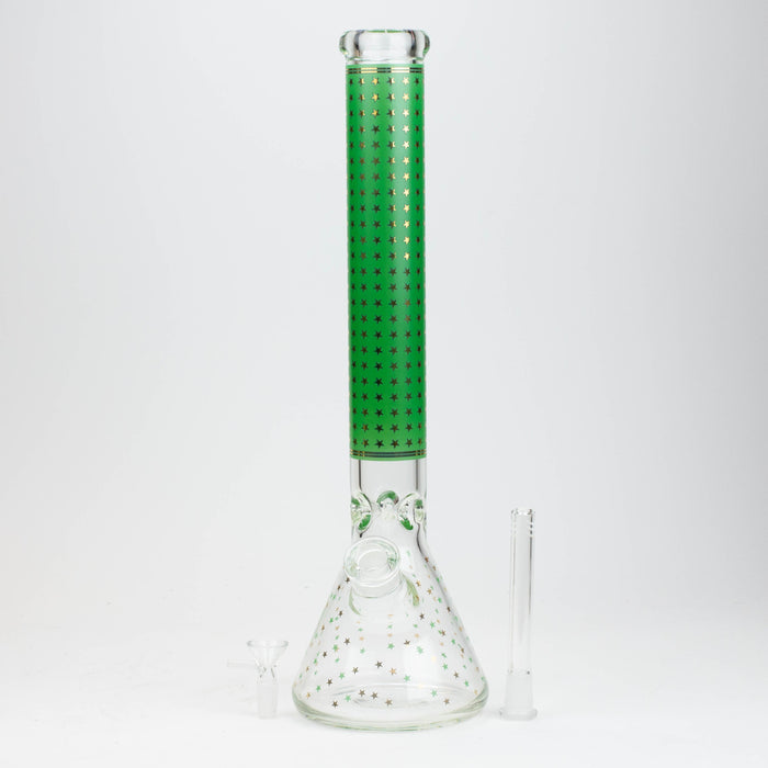 17.5" Star 7 mm glass water bong Beaker Bong ONE