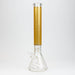 17.5" Star 7 mm glass water bong Beaker Bong ONE Gold