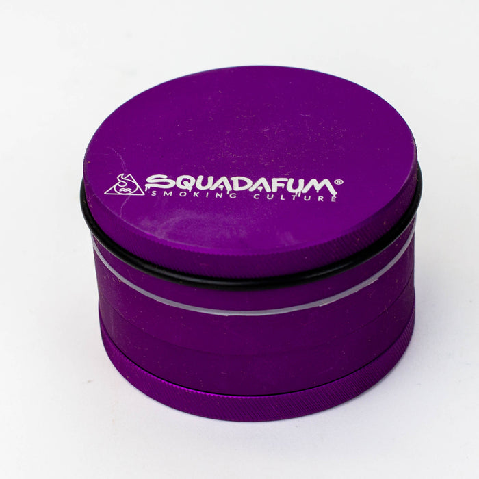 Squadafum - High Grinder 70mm 4 Pieces-Purple - One Wholesale