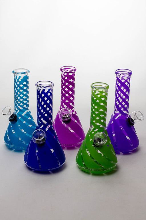6" conical base glass water bong Beaker Bong ONE