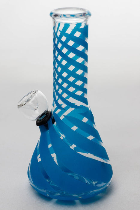 6" conical base glass water bong- - One Wholesale