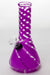 6" conical base glass water bong-Pink - One Wholesale