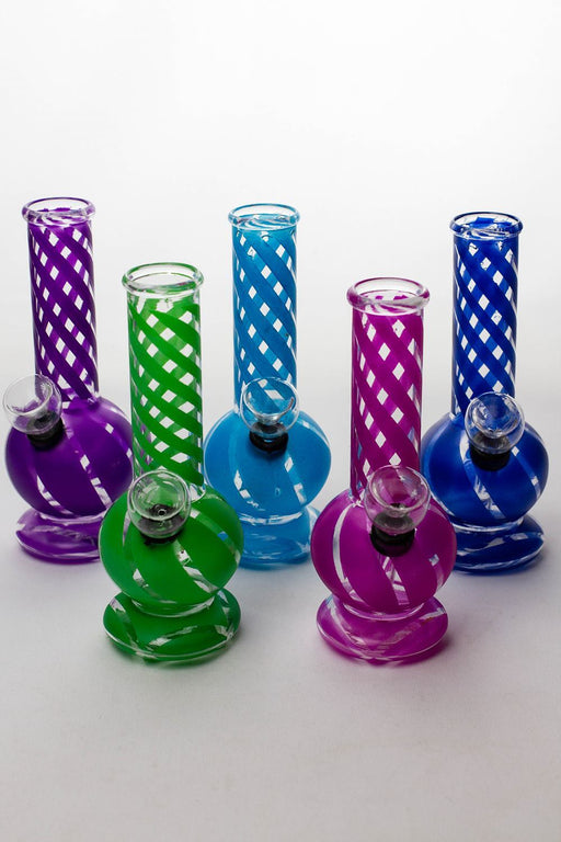6" hollow base glass water bong Beaker Bong ONE
