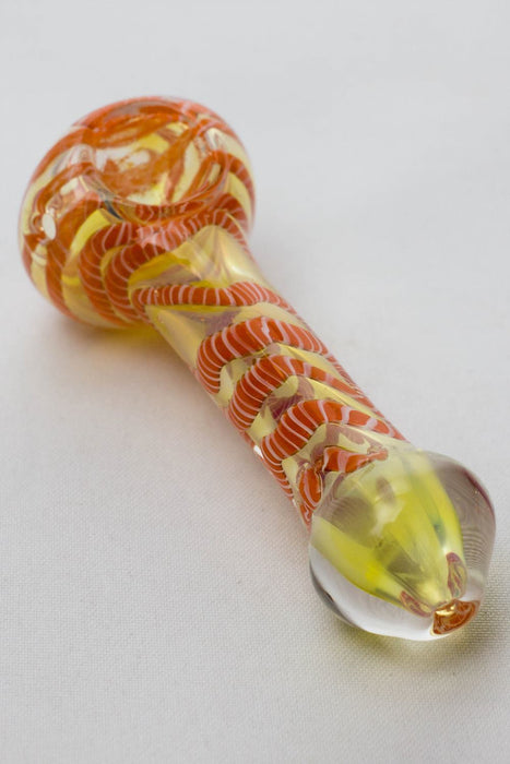 4.5" soft glass 4070 hand pipe- - One Wholesale