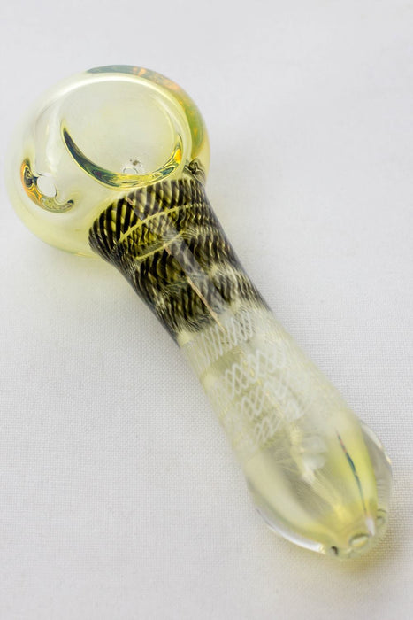 4.5" soft glass 4072 hand pipe- - One Wholesale