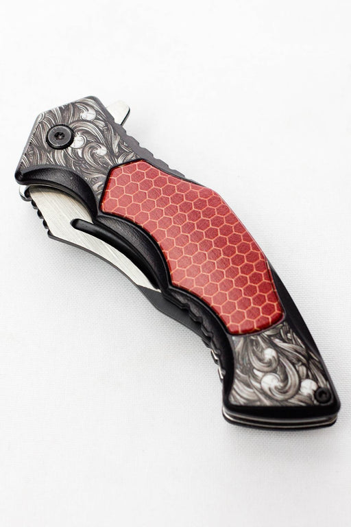 Tactical hunting knife DS7204-Red-4107 - One Wholesale