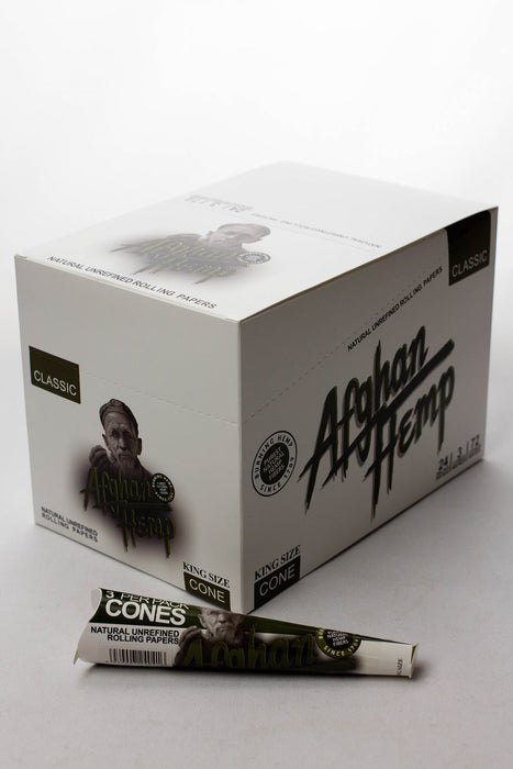 Afghan Hemp Pre-Rolled Cone display - pack of 24 Pre-rolled Cone (Display Pack) ONE