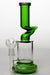 8" honeycomb flat diffused kink bubbler-Green - One Wholesale