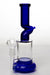 8" honeycomb flat diffused kink bubbler-Blue - One Wholesale