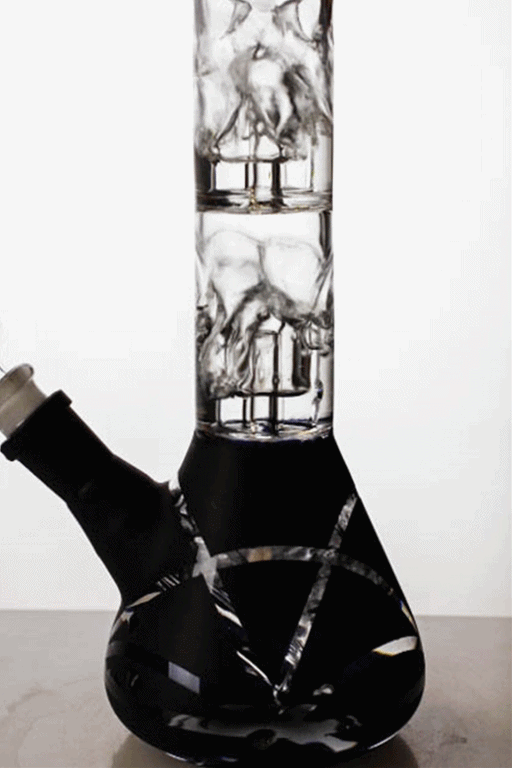 12 inches double dome percolator beaker Bong Beaker Bong ONE