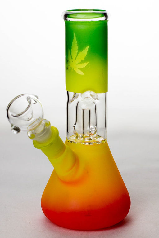 8 inches rasta dome percolator beaker water bong Beaker Bong ONE